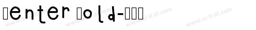 Center Bold字体转换
